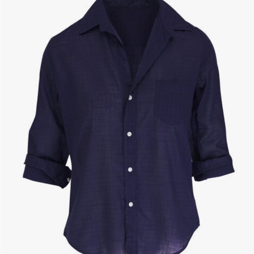 Frank and Eileen “Barry” button up in navy XL